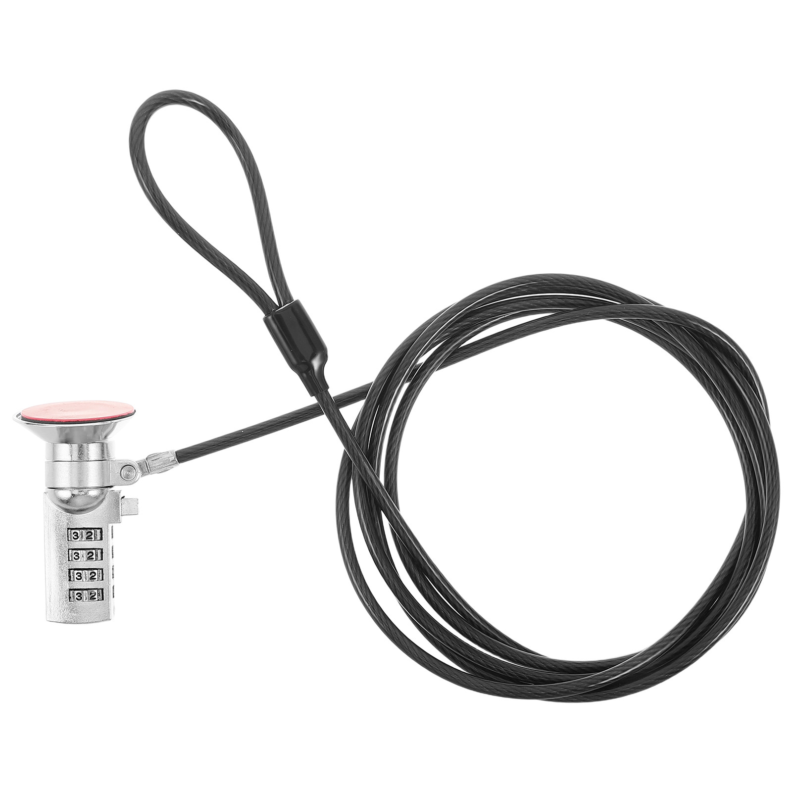 1セットのノートパソコン用ロック。6フィートの柔軟性のあるコ - Cable Lock Flexible のレビューと価格