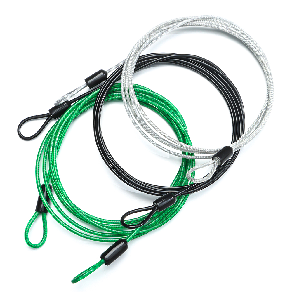 0.5/1/2 メートル自転車アクセサリー自転車ロックワイヤ - Cable Lock Flexible のレビューと価格